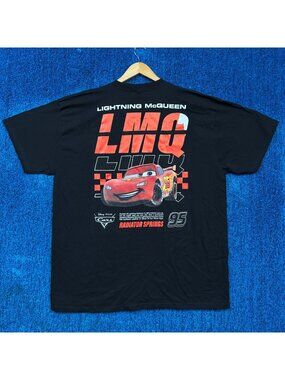Disney Pixar Cars Lightning McQueen Graphic T-Shirt Size 2XL